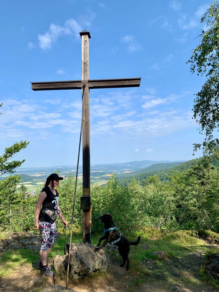 Hundewanderung in Cham mit Gipfel, Naturerlebnis